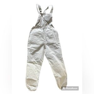 White Overall Style Pants